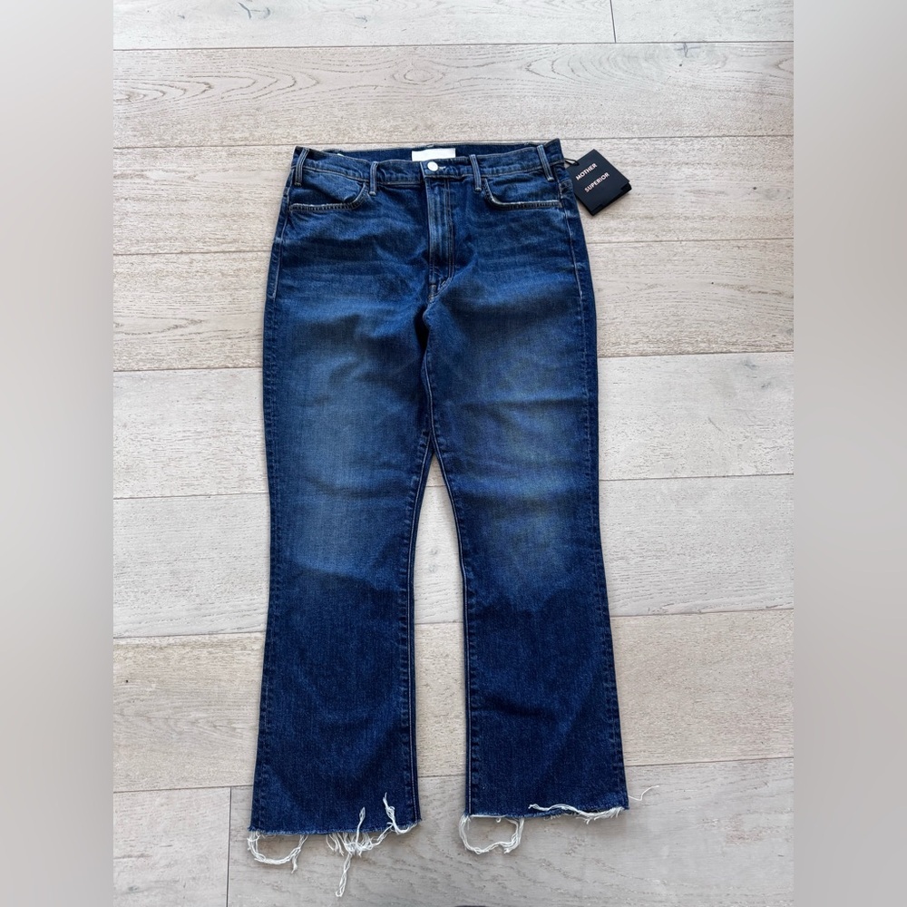 NWT MOTHER denim The Hustler Ankle Fray in Dirty Mary 34 - Picture 7 of 12